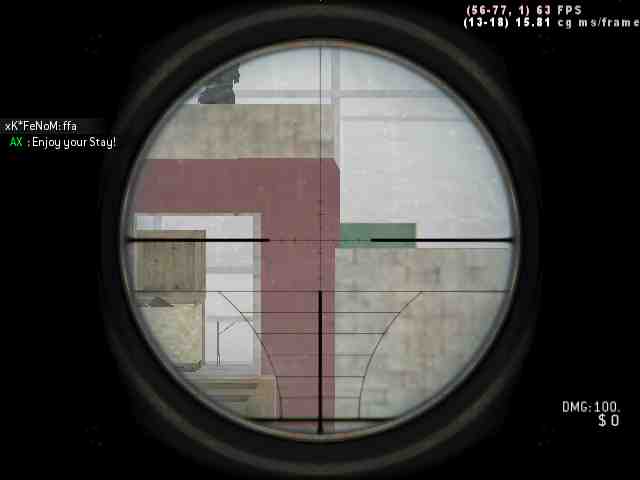 xK*FeNoM, mp_killhouse, [AX] Hardcore HighXP FFA NEW MOD - ax-servers.hu