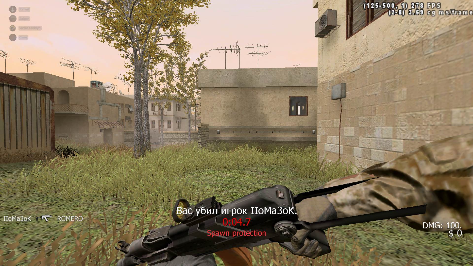 ROMERO, mp_strike, [AX] Hardcore HighXP FFA NEW MOD - ax-servers.hu