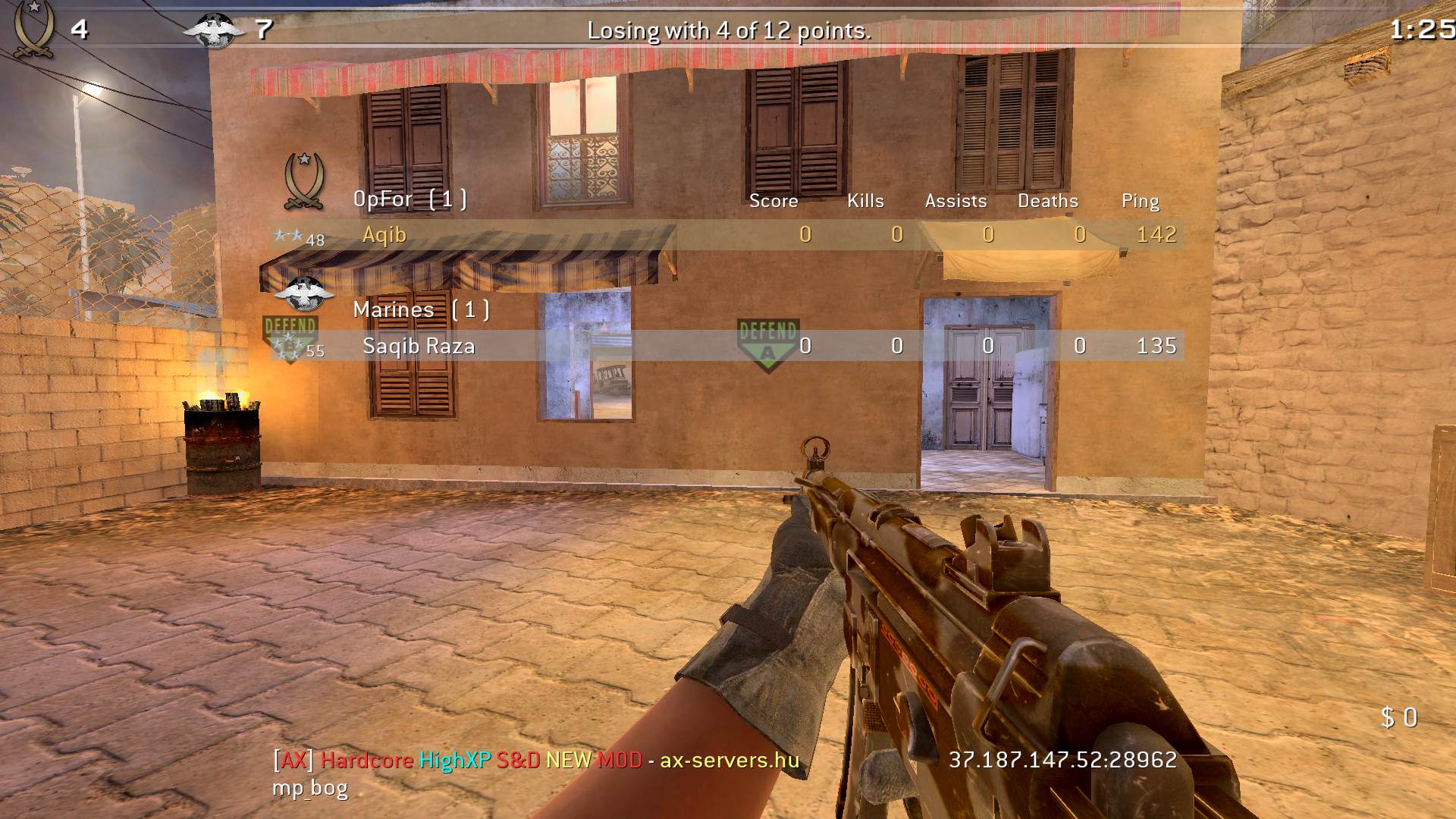 Aqib, mp_bog, [AX] Hardcore HighXP S&D NEW MOD - ax-servers.hu