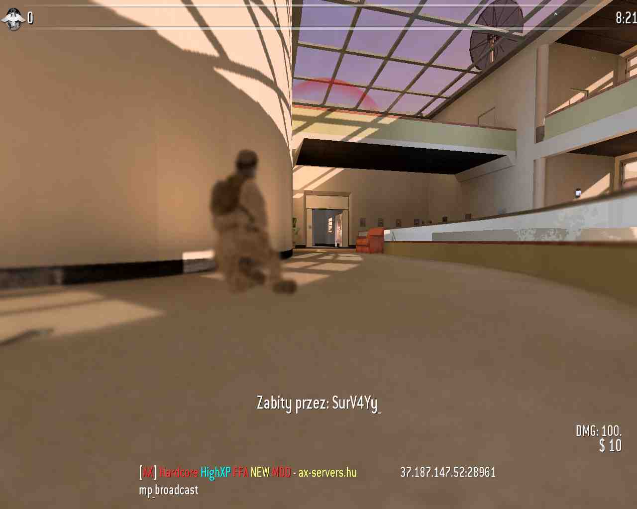 Monika, mp_broadcast, [AX] Hardcore HighXP FFA NEW MOD - ax-servers.hu