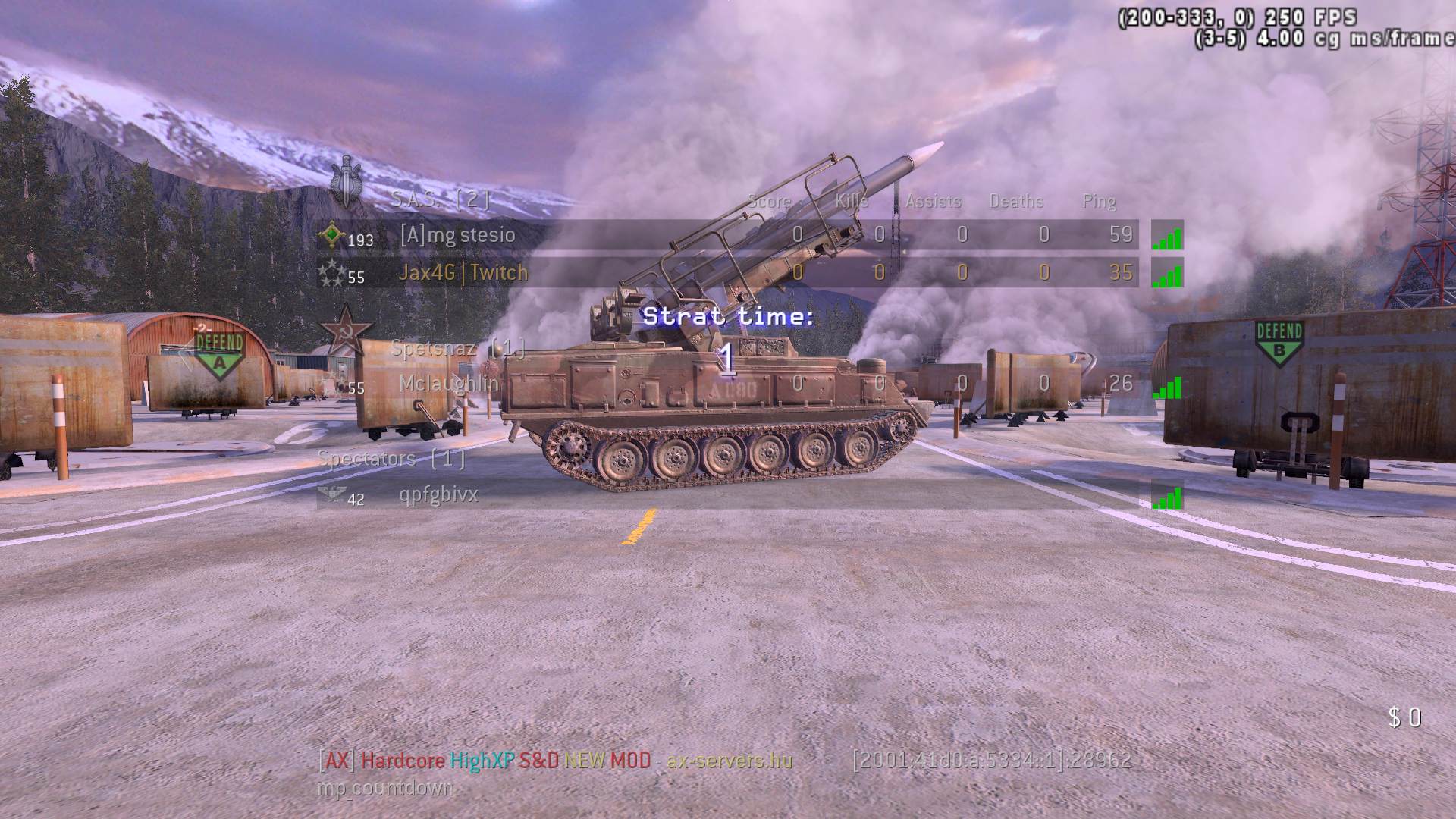 Jax4G  Twitch, mp_countdown, [AX] Hardcore HighXP S&D NEW MOD - ax-servers.hu