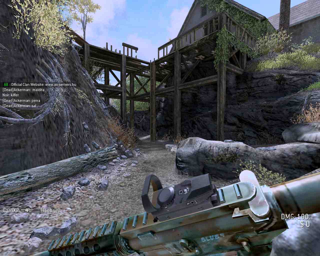 Pvt_TAZ, mp_creek, [AX] Hardcore HighXP FFA NEW MOD - ax-servers.hu