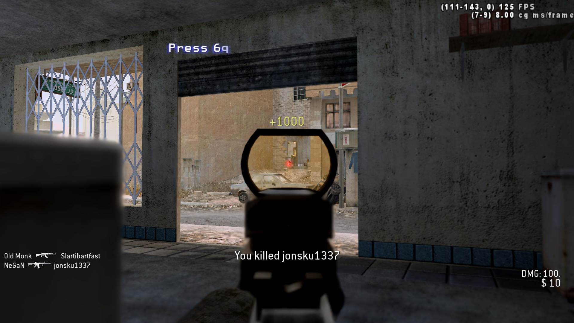 NeGaN, mp_crossfire, [AX] Hardcore HighXP FFA NEW MOD - ax-servers.hu