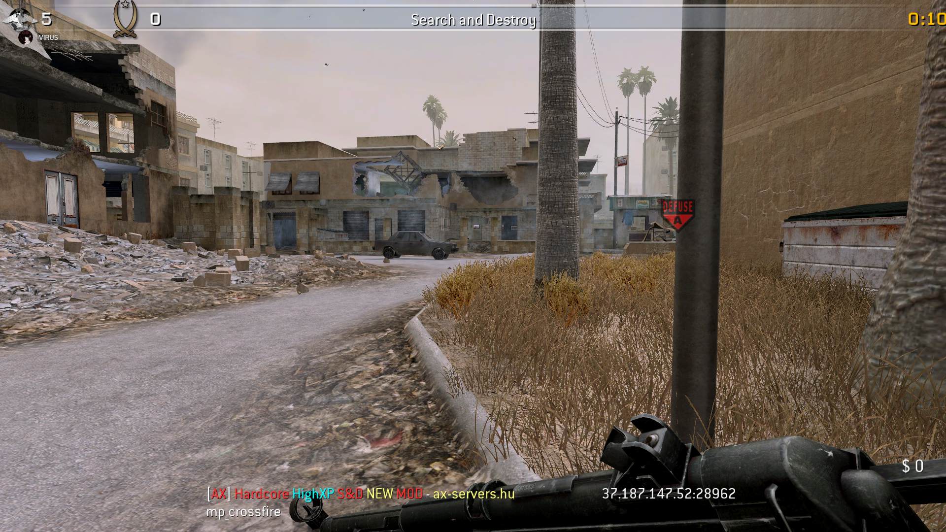 VIRUS, mp_crossfire, [AX] Hardcore HighXP S&D NEW MOD - ax-servers.hu