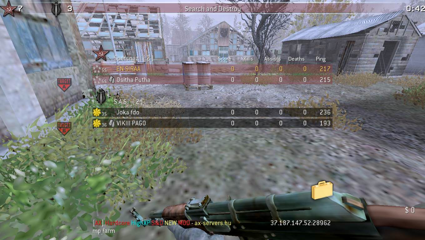 EN SIRAA, mp_farm, [AX] Hardcore HighXP S&D NEW MOD - ax-servers.hu